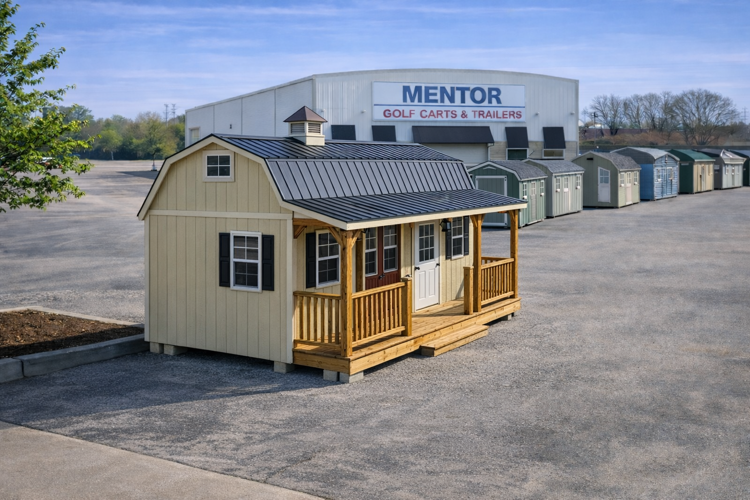 cabin style shed mentor ohio