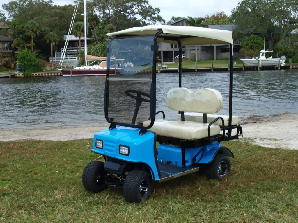 Cricket Golf Carts Light Blue Mentor Golf Carts & Trailers