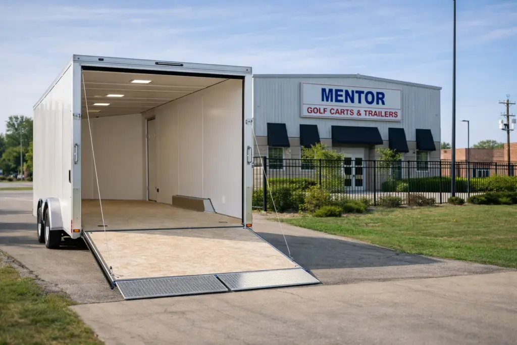 How Much Does A Trailer Weigh mentor golf carts & trailers