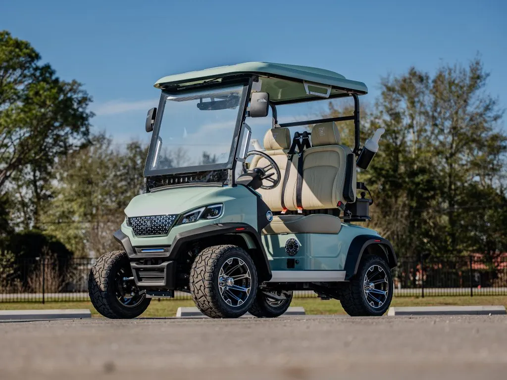 Model S 2 Seater Light Blue Mentor Golf Carts & Trailsers