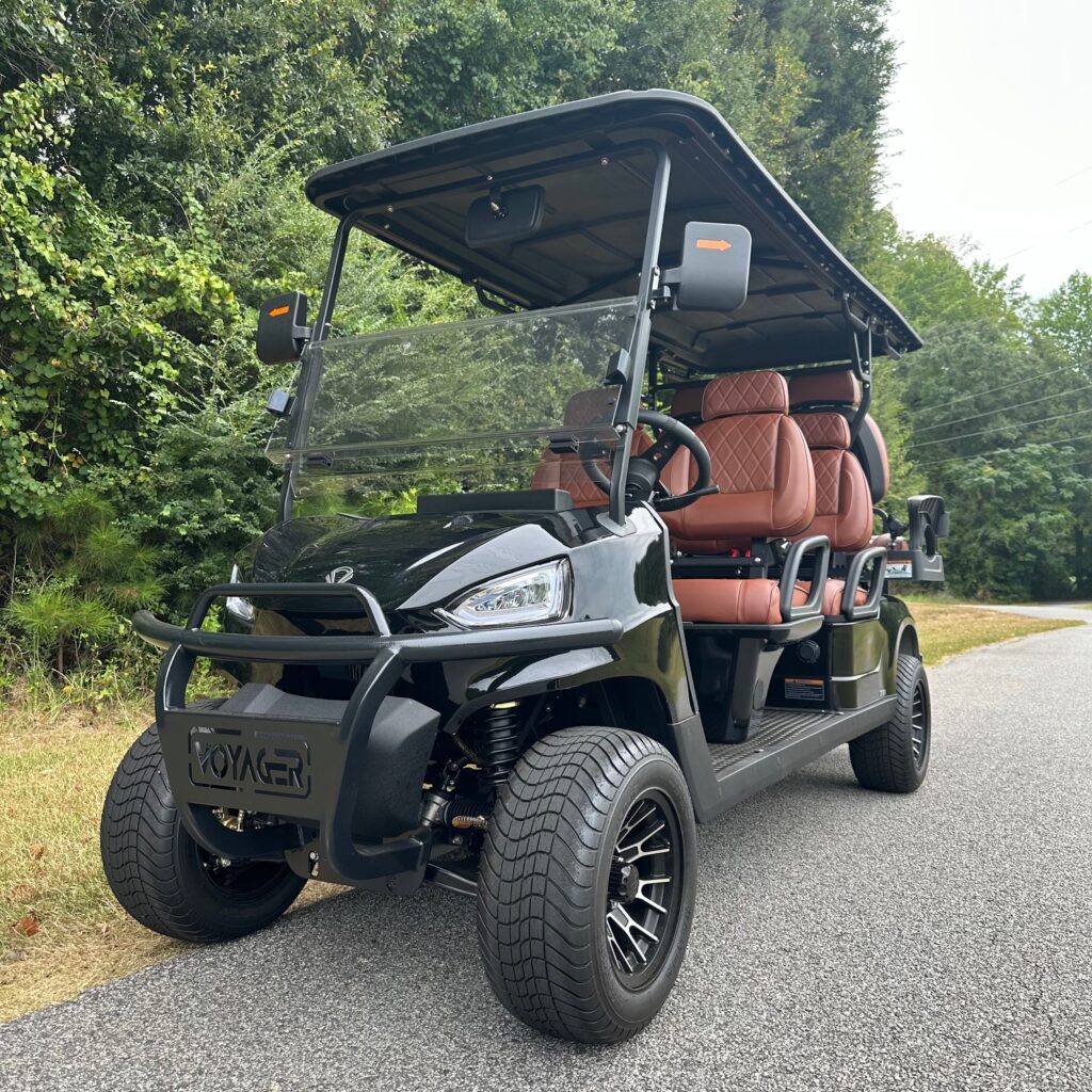 voyager golf carts Black mentor golf carts & trailers