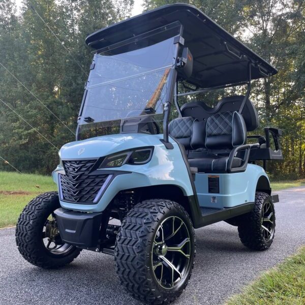 voyager golf carts Light Sky Blue mentor golf carts & trailers