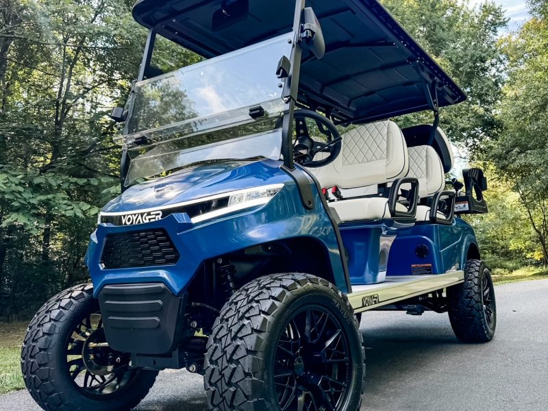 voyager golf carts Navy Blue mentor golf carts & trailers