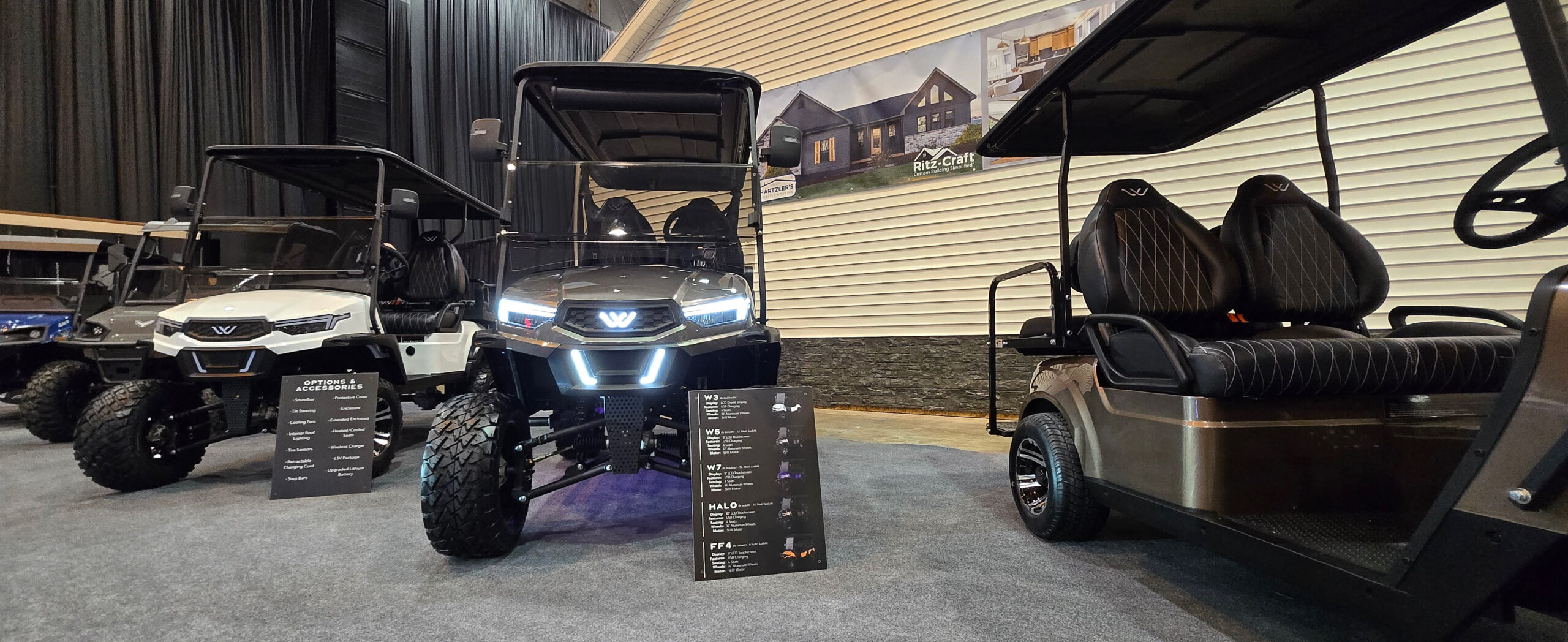 whisper w7 golf cart
