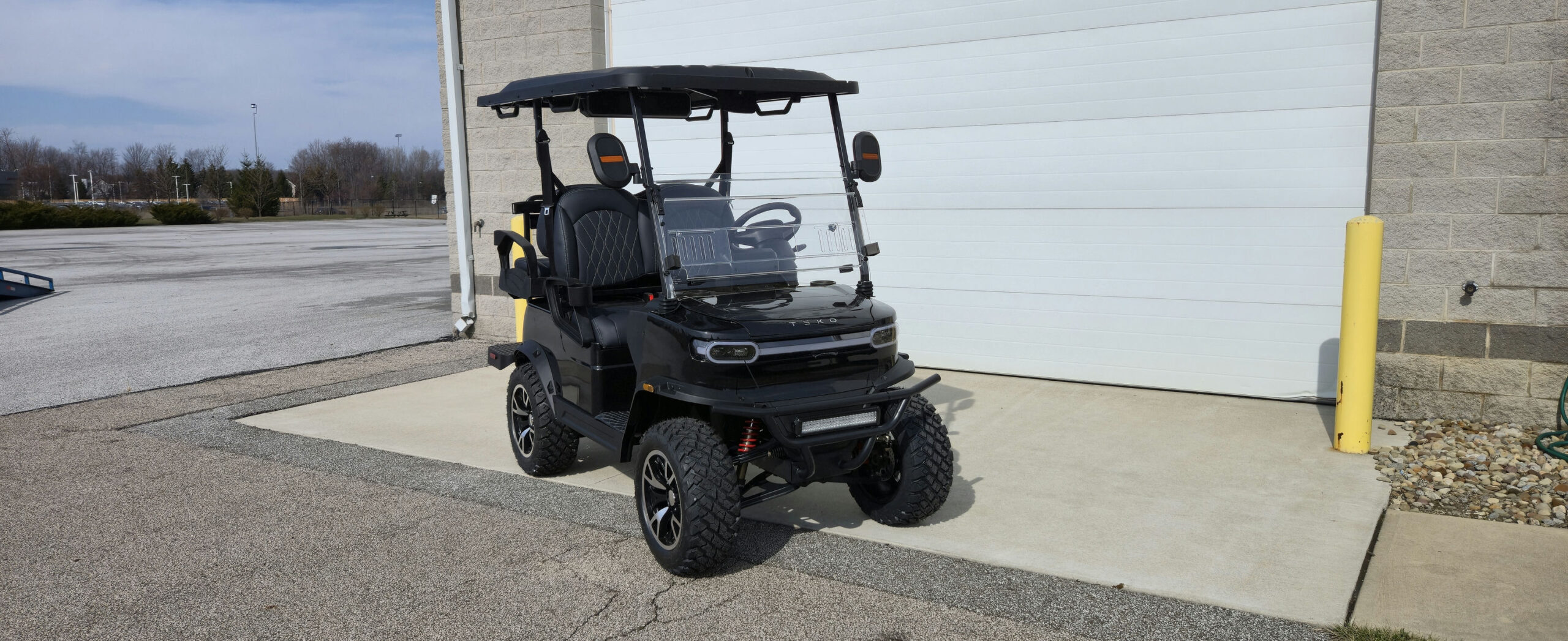 teko turbo black golf cart