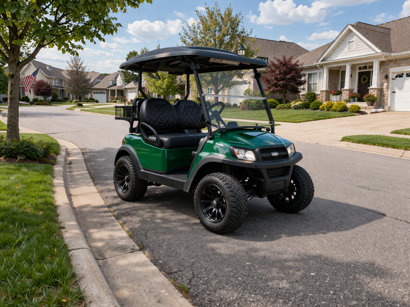 vcarts 2 passenger golf cart