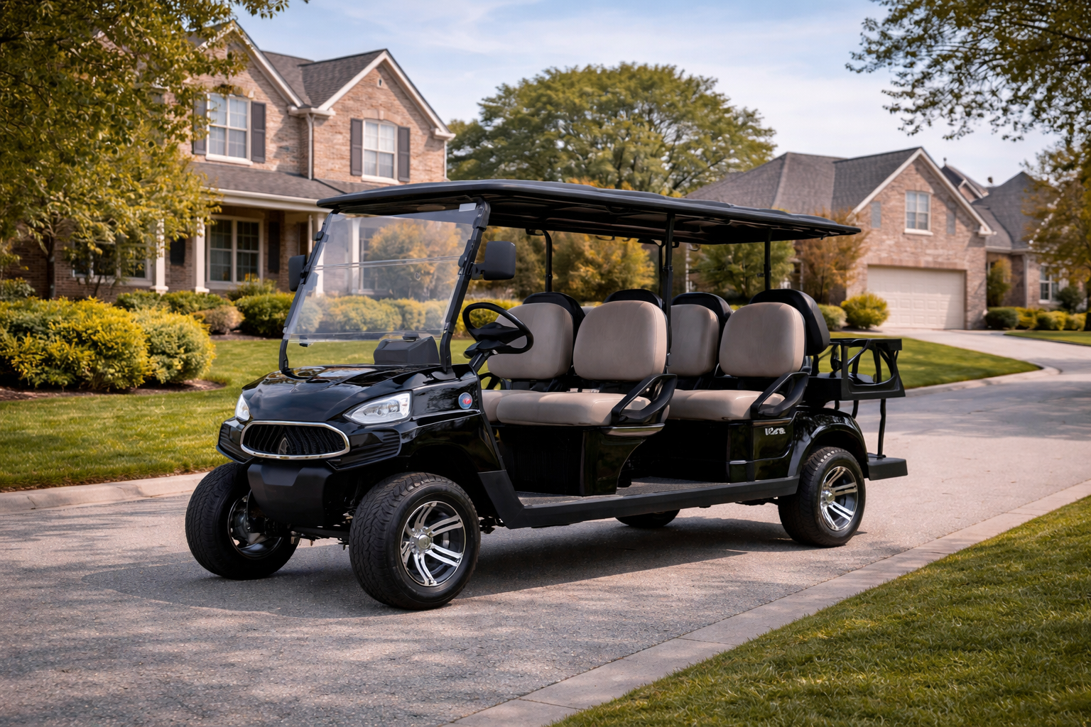 vcarts e series 6 passenger golf cart for sale