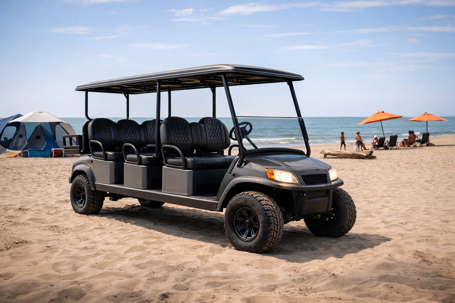 vcarts limo 6 seater golf cart