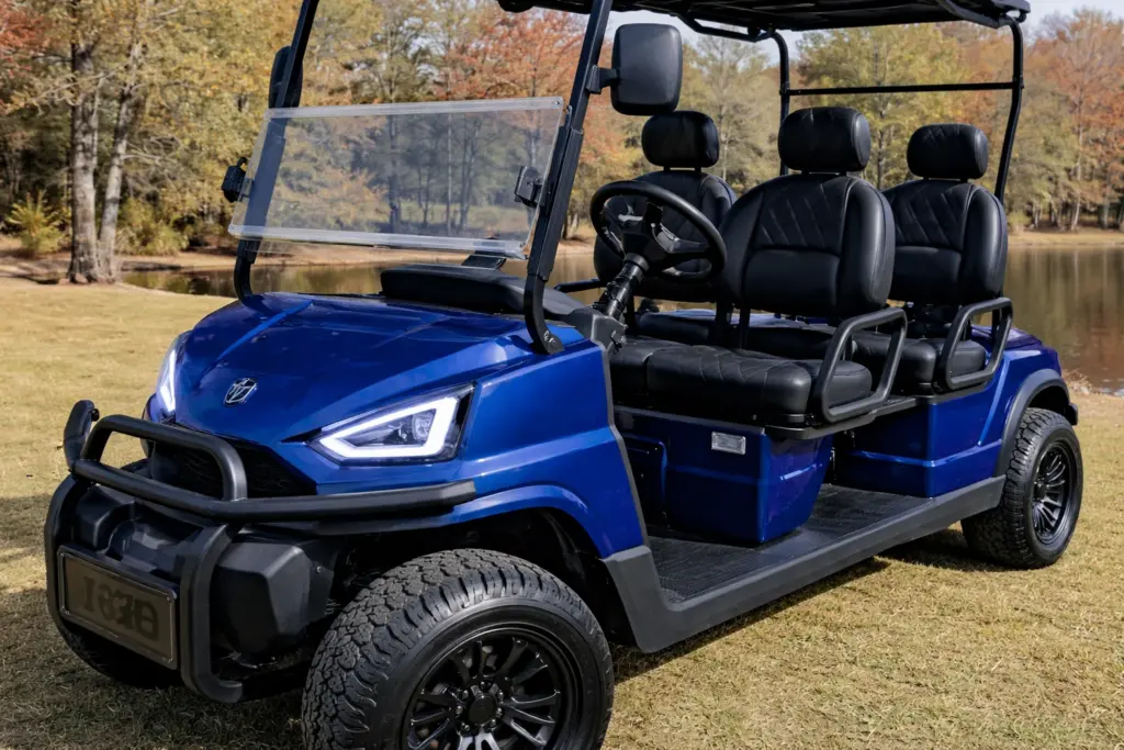 voyager explorer golf cart Deep Sea Blue (dark blue)