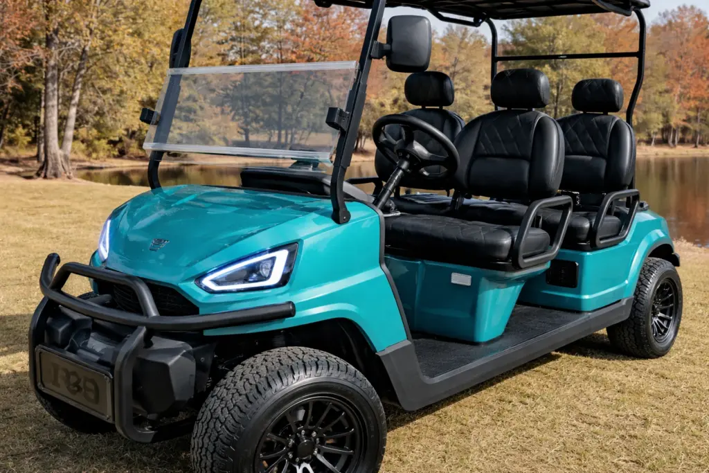 voyager explorer golf cart Tidal Wave (teal)
