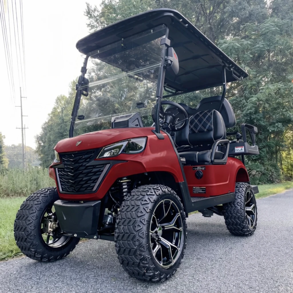 voyager rebel golf cart Canyon Crimson (deep red)