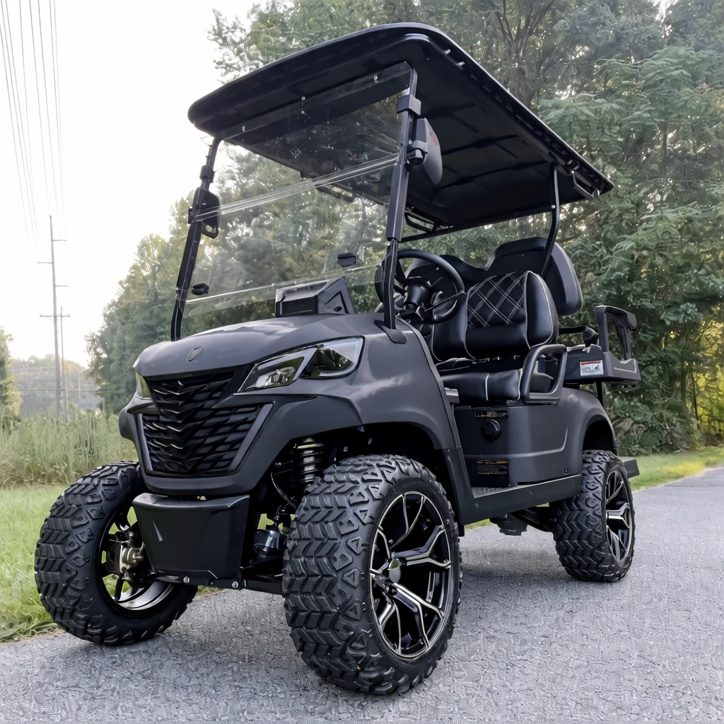 voyager rebel golf cart Midnight Matte (matte black)