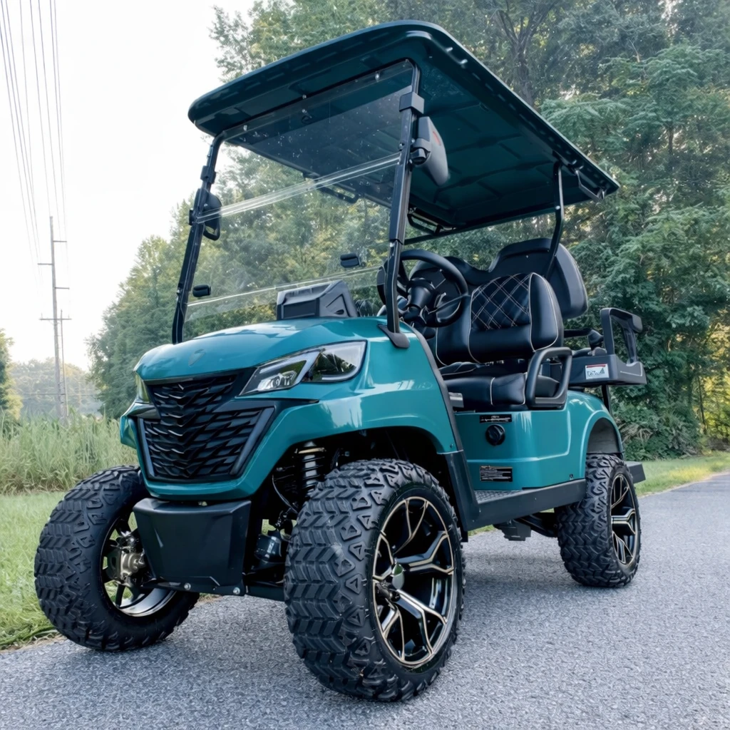 voyager rebel golf cart Tidal Wave (teal)