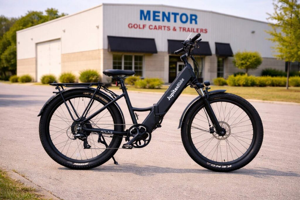How to Ride an Electric Bike Mentor Golf Carts & Trailers 21