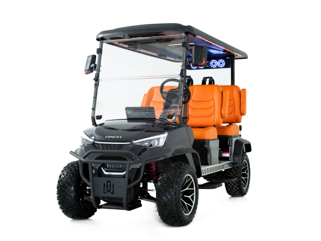 dach black golf cart