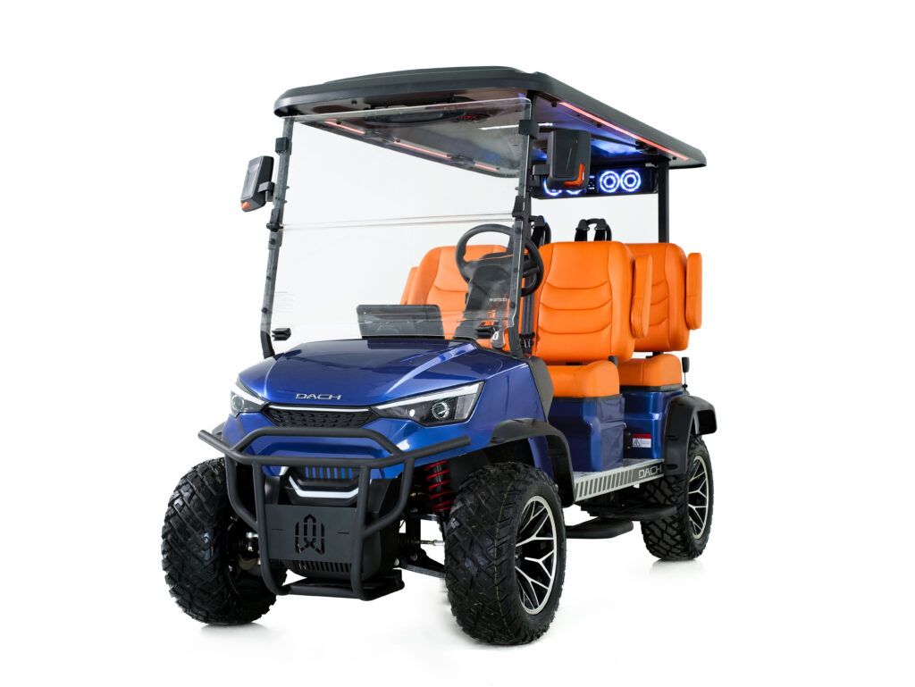 dach blue golf cart