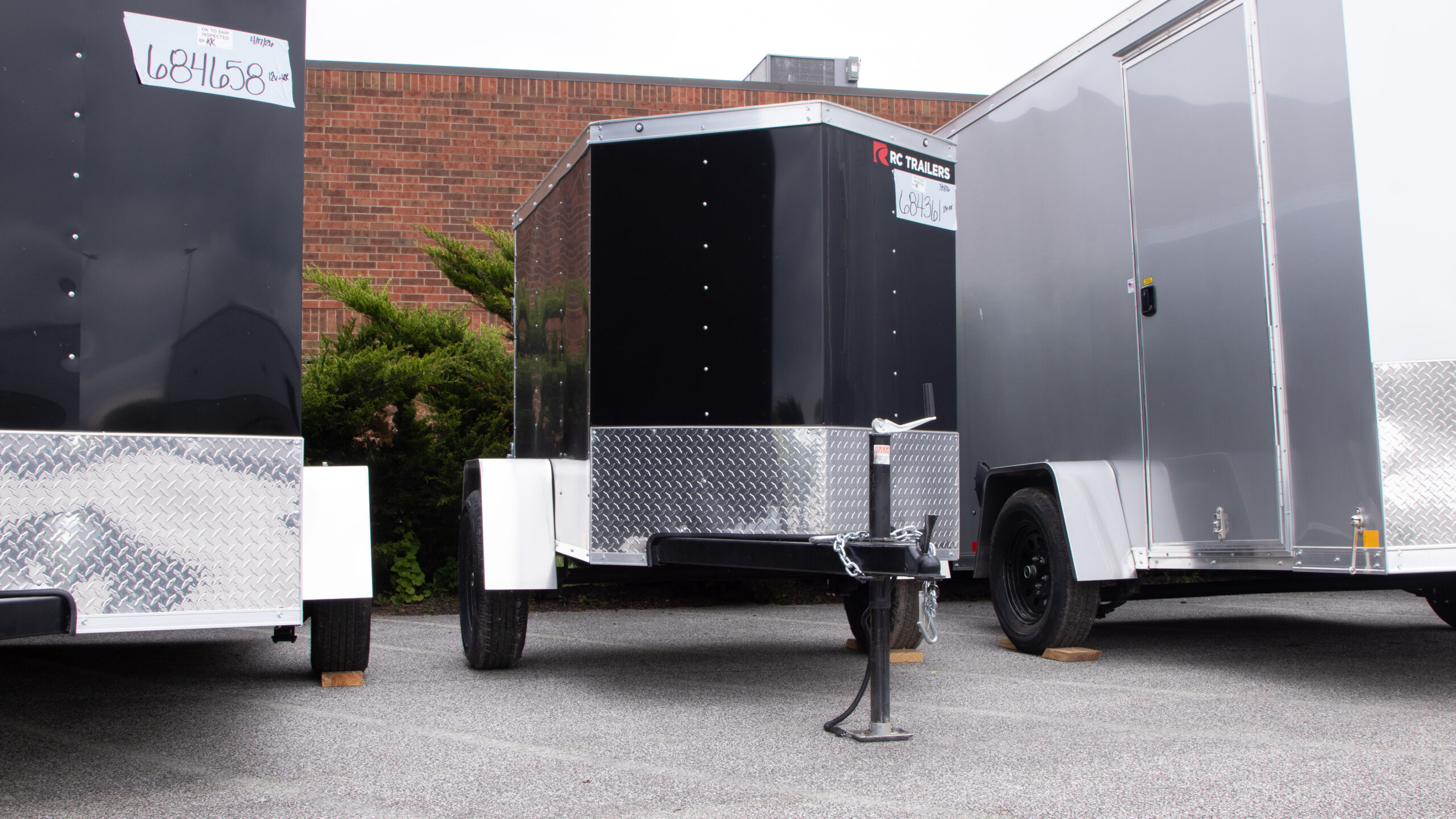 4x6 rc enclosed cargo trailer for sale passenger side