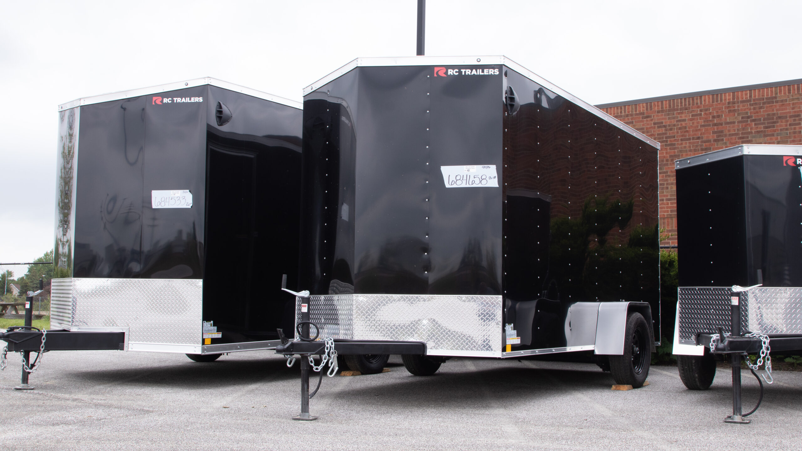 6x12 rc enclosed trailer for sale front side view