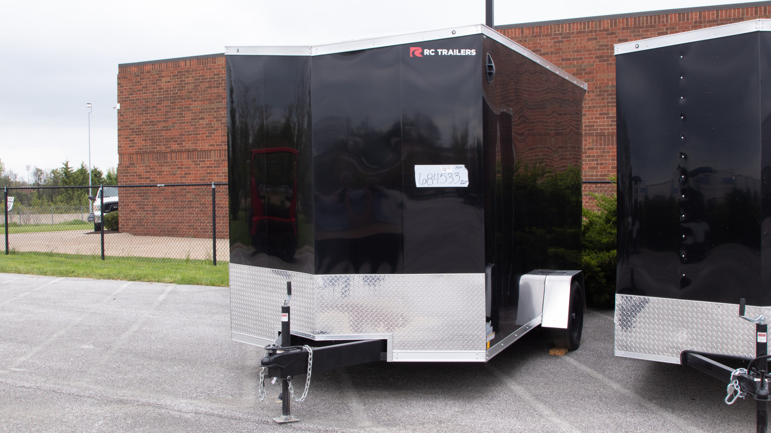 7x12 rc trailers enclosed cargo for sale front view