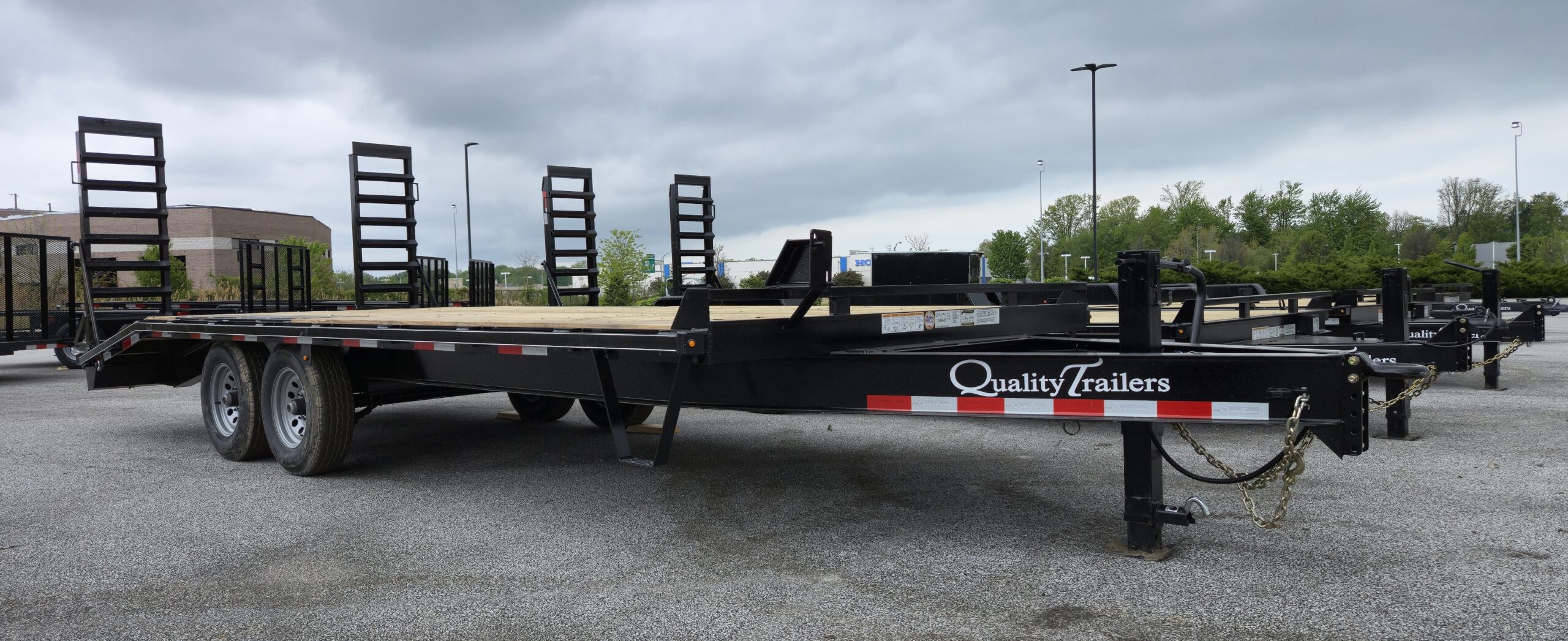 82x20 deckover trailer for sale side profile
