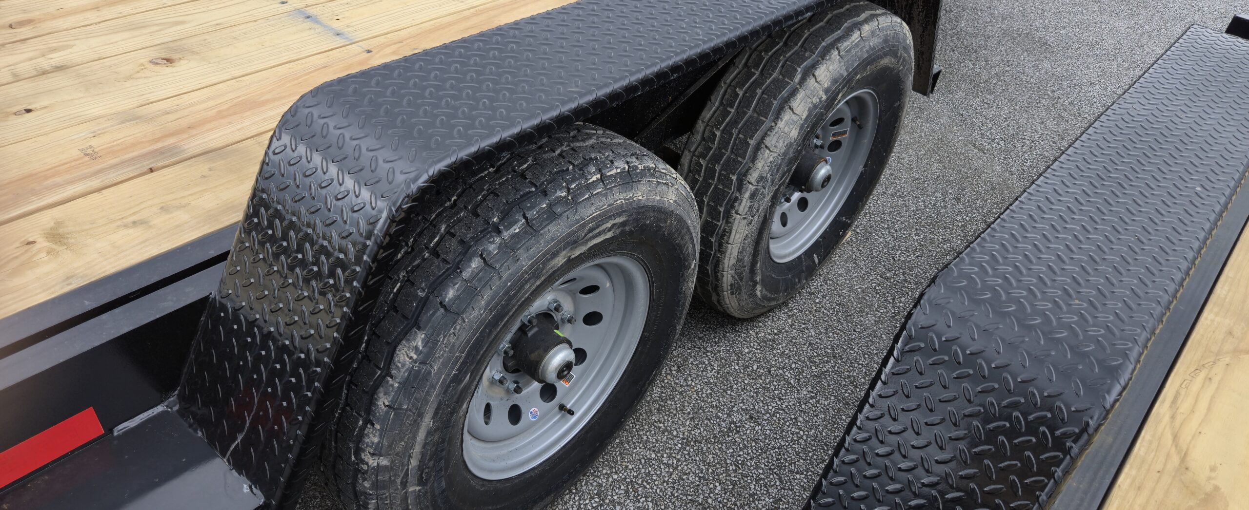 88x22 split tilt fender equipment trailer for sale mentor ohio wheel fender detail
