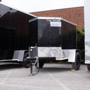 rc trailers 4x6 enclosed cargo for sale angle view