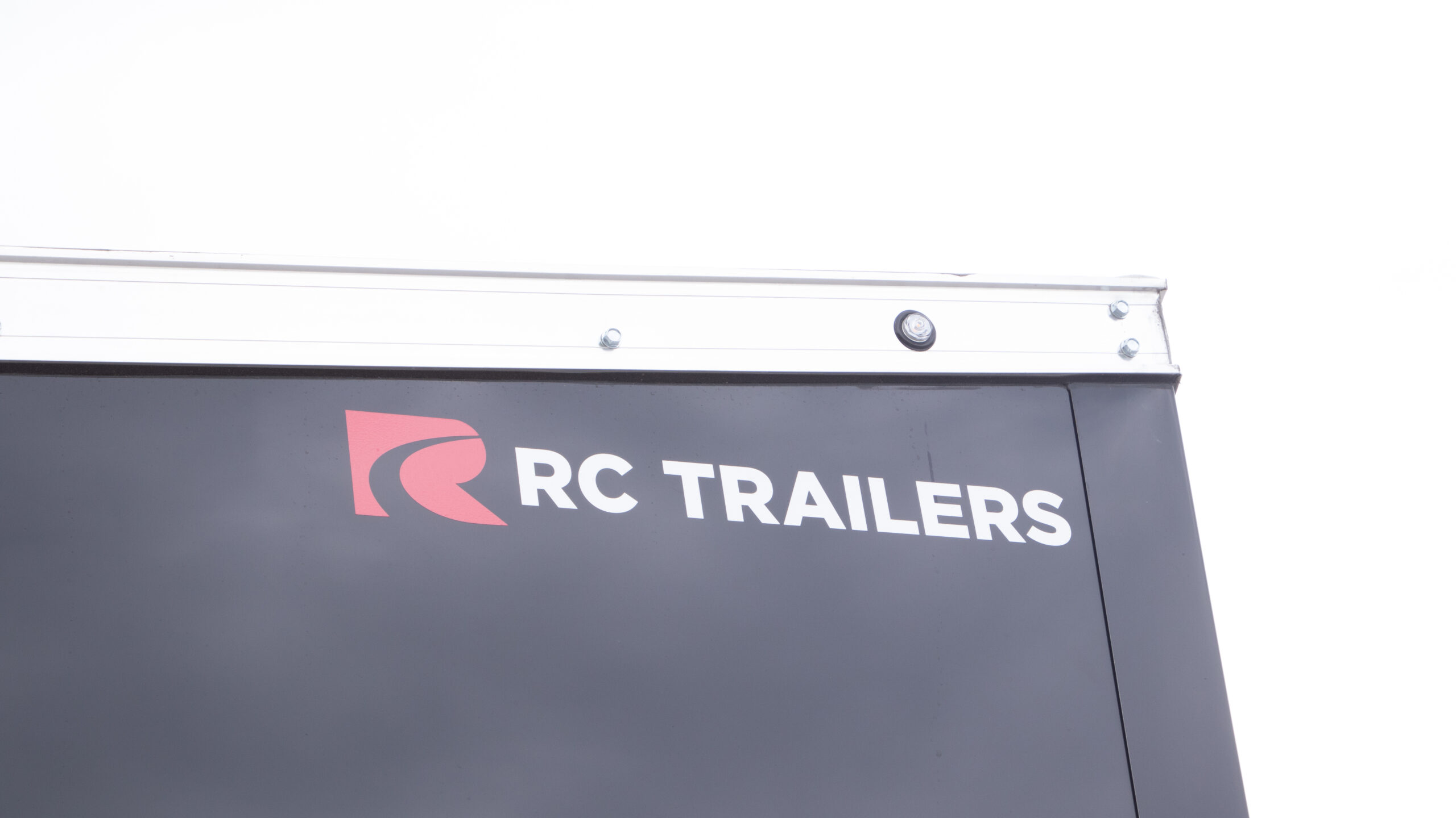 rc trailers 7x16 cargo trailer for sale logo detail