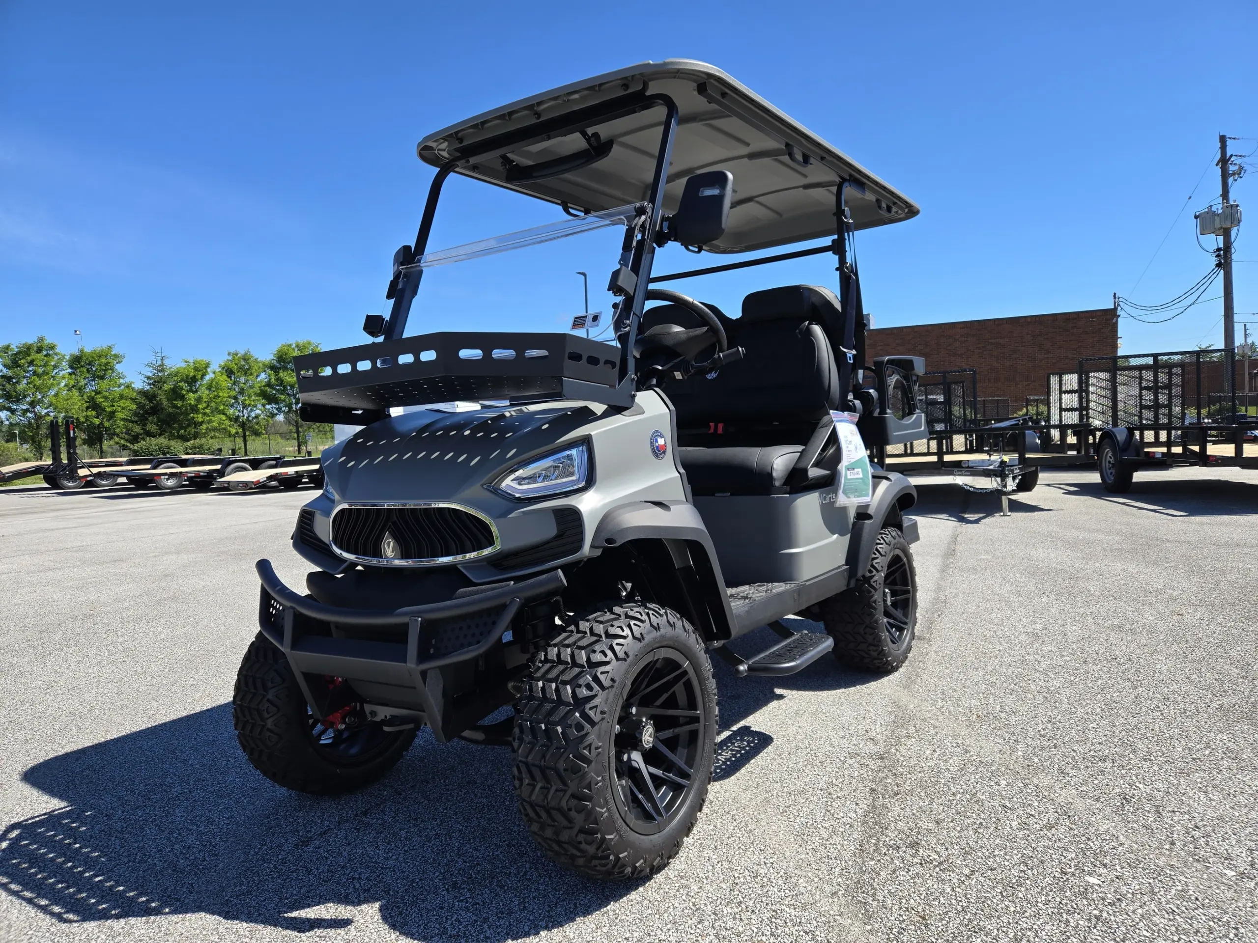 golf cart with lift​ mentor golf arts & trailers