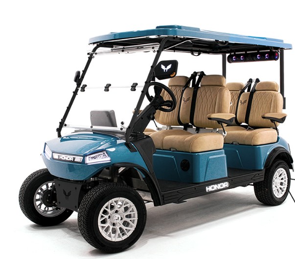 honor lsv boulevard golf cart light blue