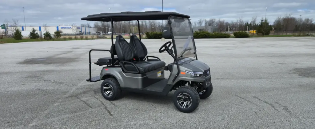 are golf carts gas or electric Concord Township Ohio